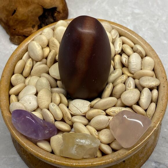 Crystals Shiva Lingam Rose Quartz Citrine Amethyst - Picture 4 of 10